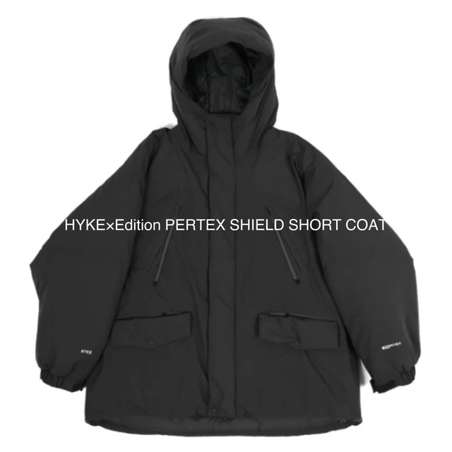 ダウンジャケットHYKE×Edition PERTEX SHIELD SHORT COAT