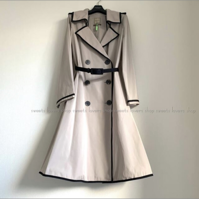 新品同様!FOXEY春夏トレンチコート 40 Rene フォクシー- 新品同様!FOXEY春夏トレンチコート 40 Rene フォクシー-