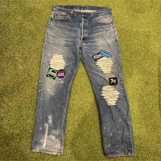 リーバイス(Levi's)のLevi's リーバイス 501 ダメージ ジーンズ　W38 L34(デニム/ジーンズ)