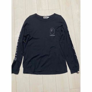 アベイシングエイプ(A BATHING APE)の断捨離格安出品中！APEエイプ！黒ロンT(Tシャツ/カットソー(七分/長袖))