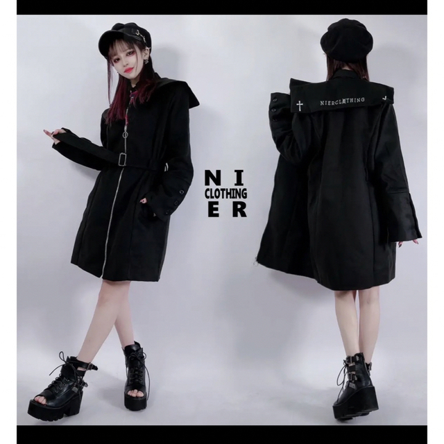 NieR 最終値 ！クリスマス迄限定価格 セーラー襟 BLACK COAT