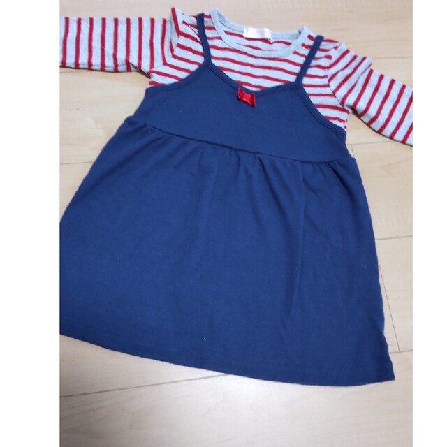 チュニック キッズ/ベビー/マタニティのキッズ服女の子用(90cm~)(Tシャツ/カットソー)の商品写真