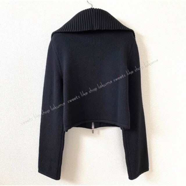 美品 FOXEY フォクシー カシミヤ100% ポンチョ ブラック