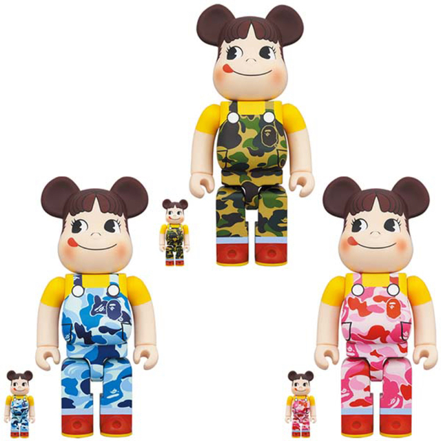 SALE/71%OFF】 BE@RBRICK BAPE×ペコちゃん ベアブリック 1000% ピンク