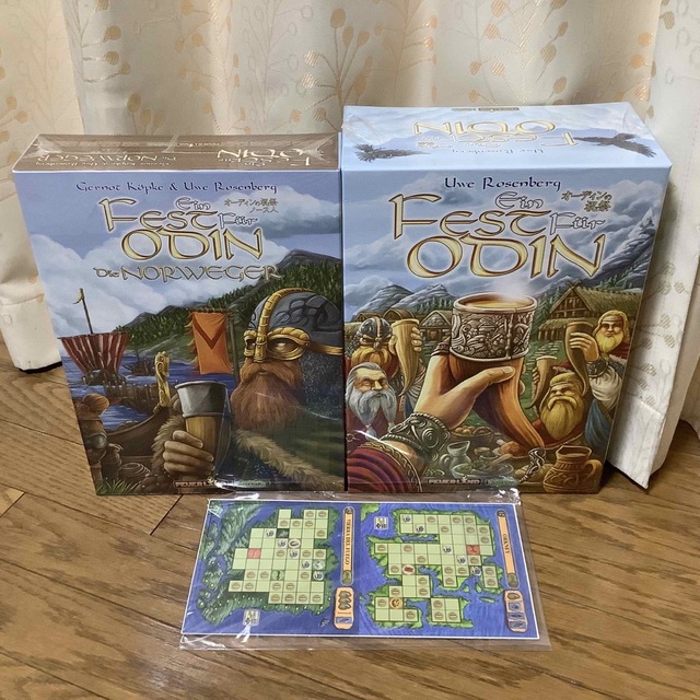 オーディンの祝祭 日本語版 基本&拡張「ノース人」「島タイル」 新品未