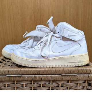 ナイキ(NIKE)のエアフォース1　ホワイト　27.5cm(スニーカー)