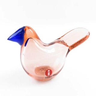 イッタラ(iittala)のイッタラ BIRDSBYTOIKKASIEPPO サーモンピンク・ブルー バードバイトイッカシエッポ 北欧 SY4667A1(置物)