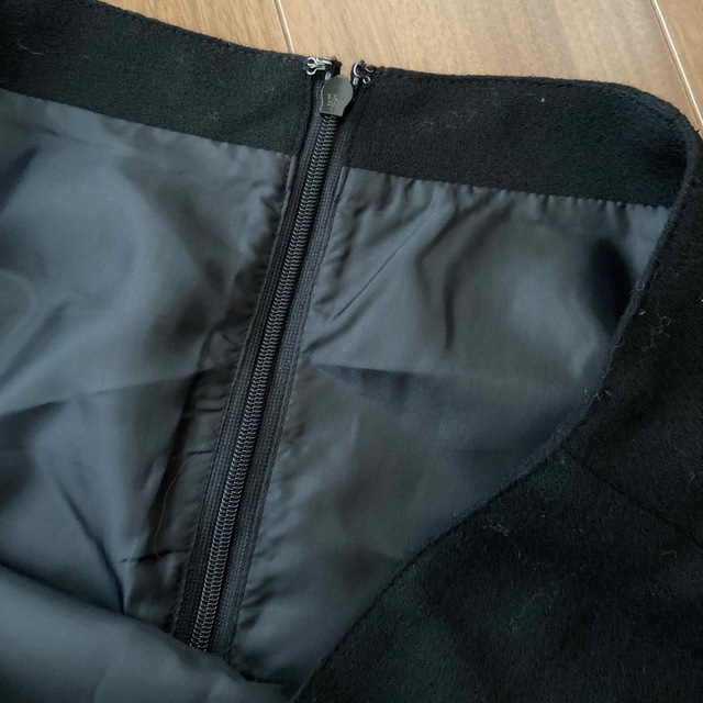 DENDROBIUM(デンドロビウム)の黒ミニスカート レディースのスカート(ミニスカート)の商品写真