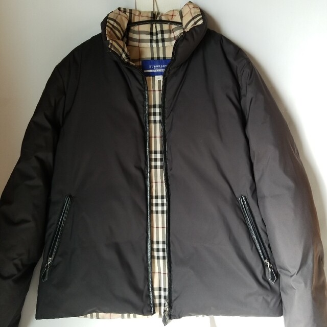 BURBERRY BLUE LABEL(バーバリーブルーレーベル)のBURBERRY BLUE LABEL　ノバチェック　ダウンジャケット　38 レディースのジャケット/アウター(ダウンジャケット)の商品写真