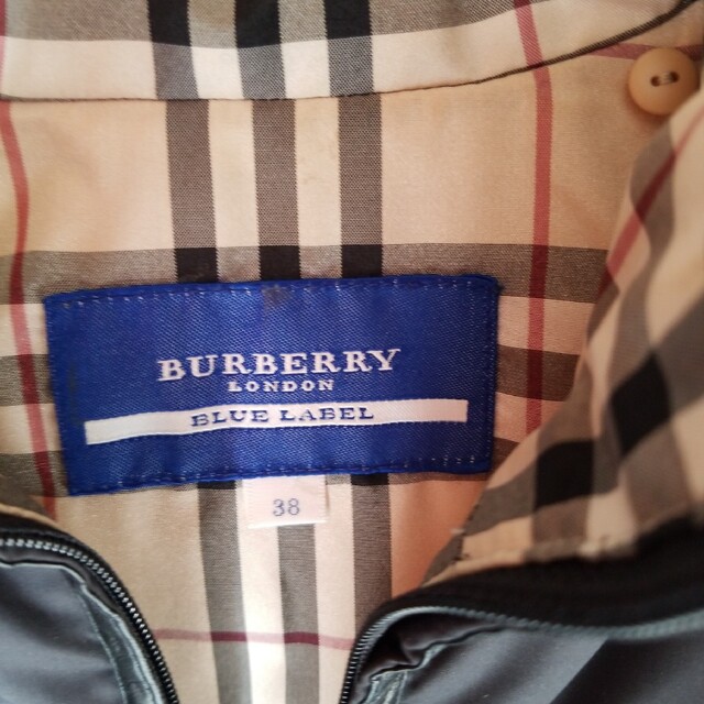 BURBERRY BLUE LABEL - BURBERRY BLUE LABEL ノバチェック ダウン 
