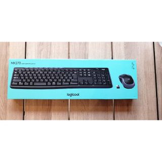 ロジクール(Logicool)のロジクール　ワイヤレスキーボードマウスセット　MK270(PC周辺機器)