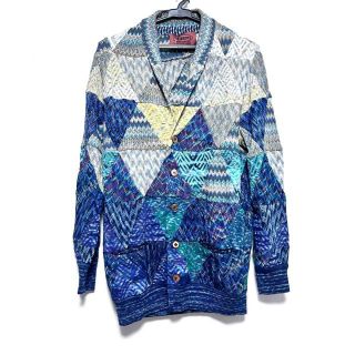 ミッソーニ(MISSONI)のミッソーニ カーディガン サイズ48 XL美品 (カーディガン)