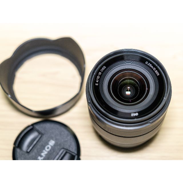 SONY(ソニー)のSONY E 10-18mm F4 OSS SEL1018 スマホ/家電/カメラのカメラ(レンズ(ズーム))の商品写真