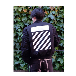 OFF-WHITE - Off-White DIAG TAB BOMBER Jacket ブルゾン　 L