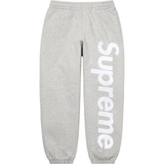 シュプリーム(Supreme)のSupreme Satin Appliqué Sweatpant Grey S (その他)