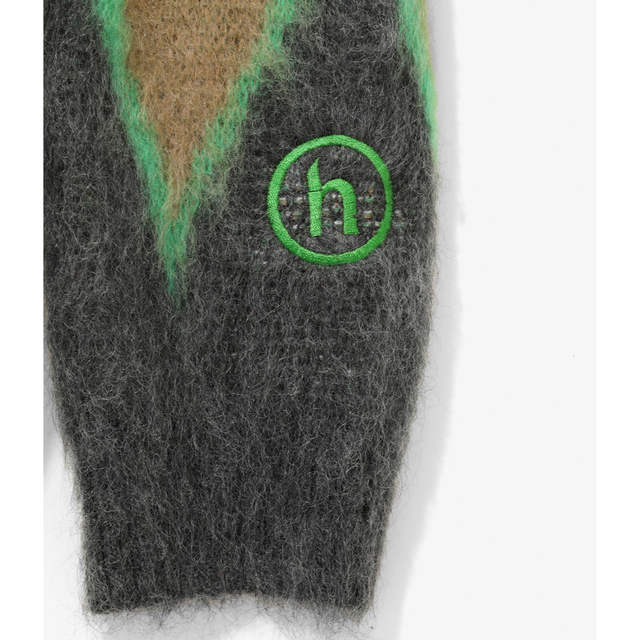 Needles(ニードルス)のxs Mohair Cardigan ニードルズ　hidden コラボ　モヘア メンズのトップス(カーディガン)の商品写真