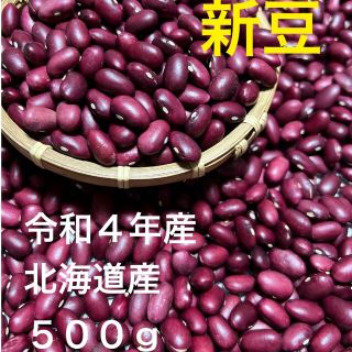 新豆！  令和4年産  北海道産  金時豆  500g(野菜)