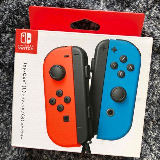 ニンテンドウ(任天堂)の新品⭐︎任天堂　Switch Joy-Con (^_^)ネオンレッド　ブルー(その他)