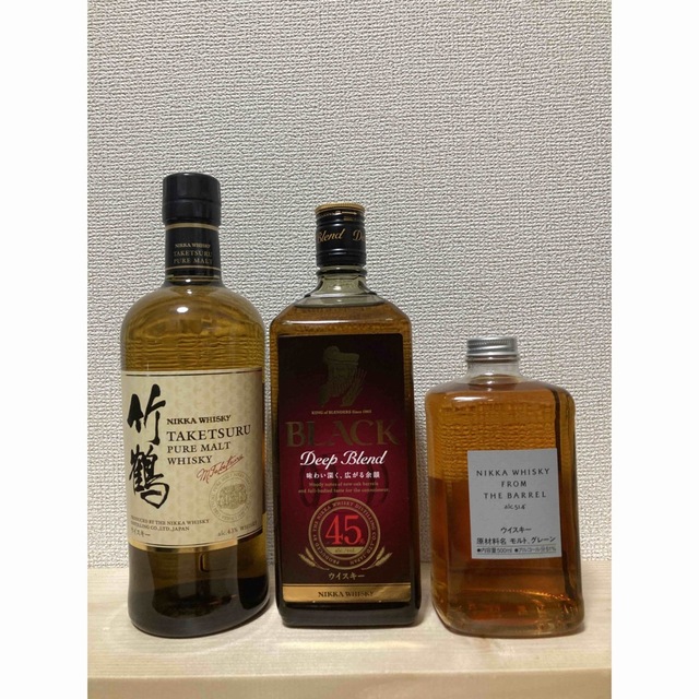 ニッカウヰスキー(ニッカウイスキー)の竹鶴　ディープブレンド旧　フロムザバレル　ニッカ 食品/飲料/酒の酒(ウイスキー)の商品写真