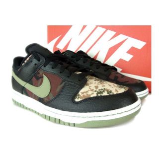 ナイキ(NIKE)のナイキNIKE■DUNK LOW SE BLACK MULTICAMOスニーカー(スニーカー)