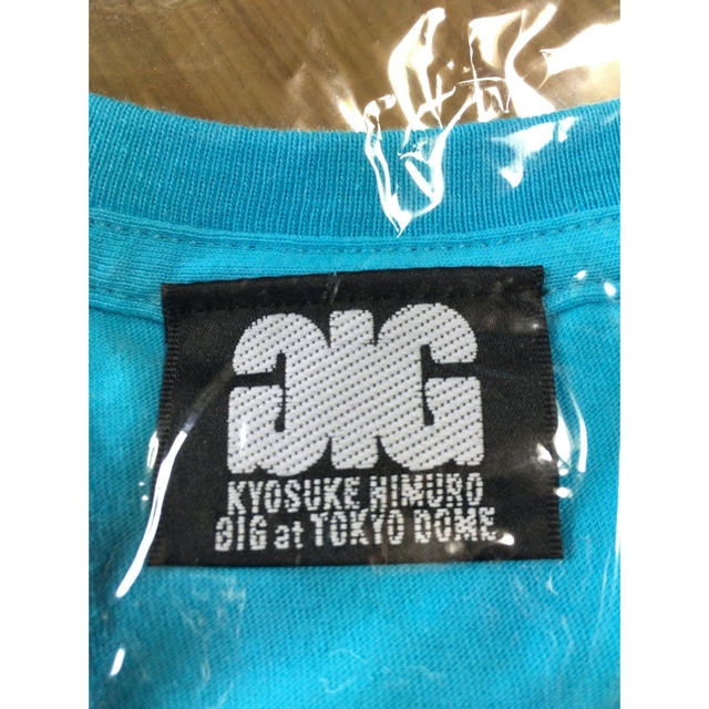 181）氷室京介【震災復興TOKYO DOME】Tシャツ水色XS（新品未開封）