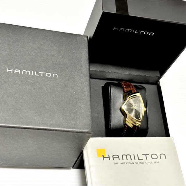 Hamilton - ★限定出品★ HAMILTON ベンチュラ H244210 ダイヤ ゴールド 金