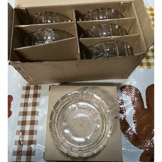 サントリー(サントリー)の新品 昭和レトロ ニッカウイスキー 灰皿 6個 ニッカ ウイスキー ガラス(灰皿)