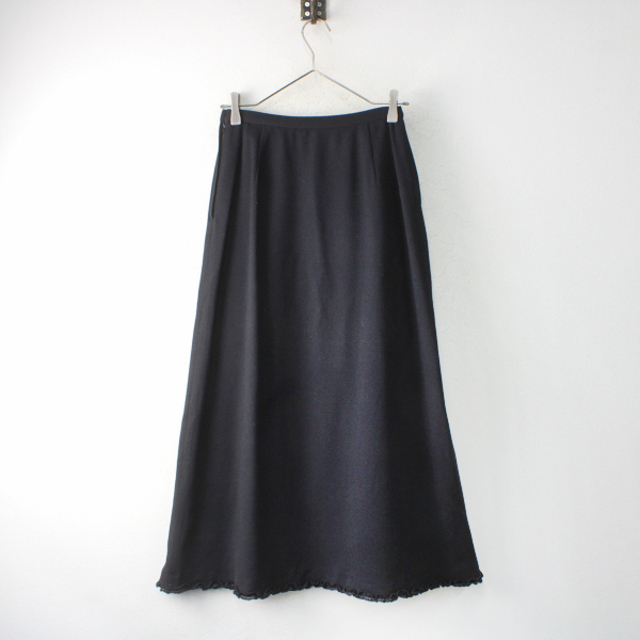 圧巻のボリューム✨カネコイサオ ティアード ロングスカート リボン 大きめサイズ