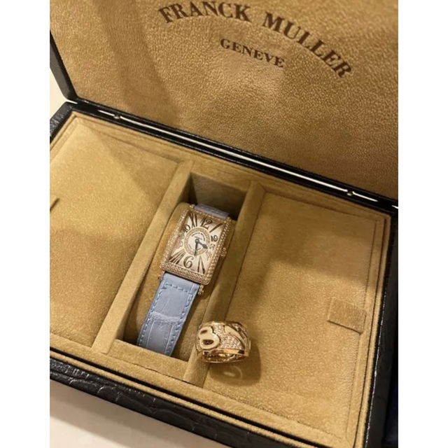 FRANCK MULLER(フランクミュラー)のフランク　ミュラーlong islandダイアモンド腕時計 レディースのファッション小物(腕時計)の商品写真