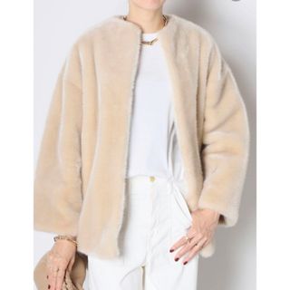 ドゥーズィエムクラス(DEUXIEME CLASSE)の【A POINT ETC/アーポワン ウテセ】ECO FUR ブルゾン(毛皮/ファーコート)