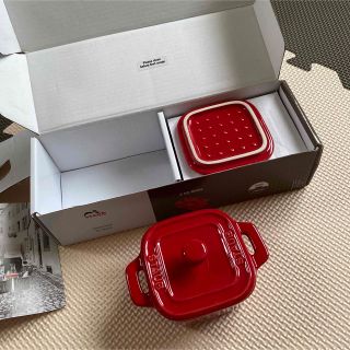 ストウブ(STAUB)のストウブ　エクストラミニスクエアココット(調理道具/製菓道具)