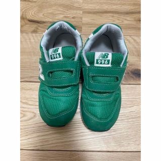 ニューバランス(New Balance)のニューバランス　996 16.5センチ　グリーン(スニーカー)