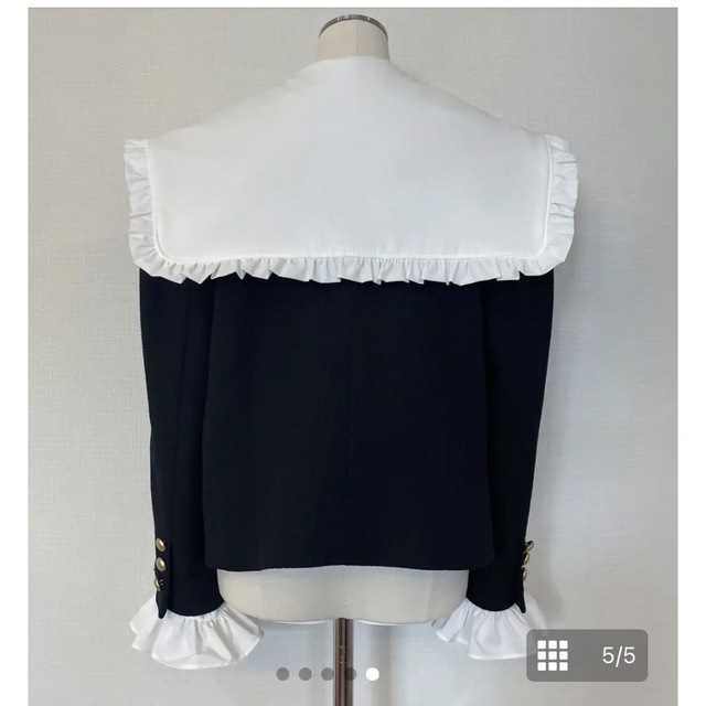 激安先着トップス非売品 Drawer - cygne シーニュ ツイード ジャケット 0 ドゥロワー