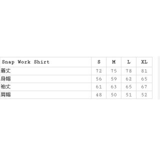 Supreme - K様専用シュプリーム Snap Work Shirt サイズM 新品!の通販