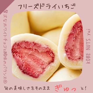 フリーズドライイチゴチョコ　ホワイト(菓子/デザート)