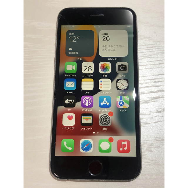 iPhone6s 64GB SIMフリー ケース付き スマホ/家電/カメラのスマートフォン/携帯電話(スマートフォン本体)の商品写真