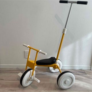 (新品) 無印良品 三輪車 イエロー