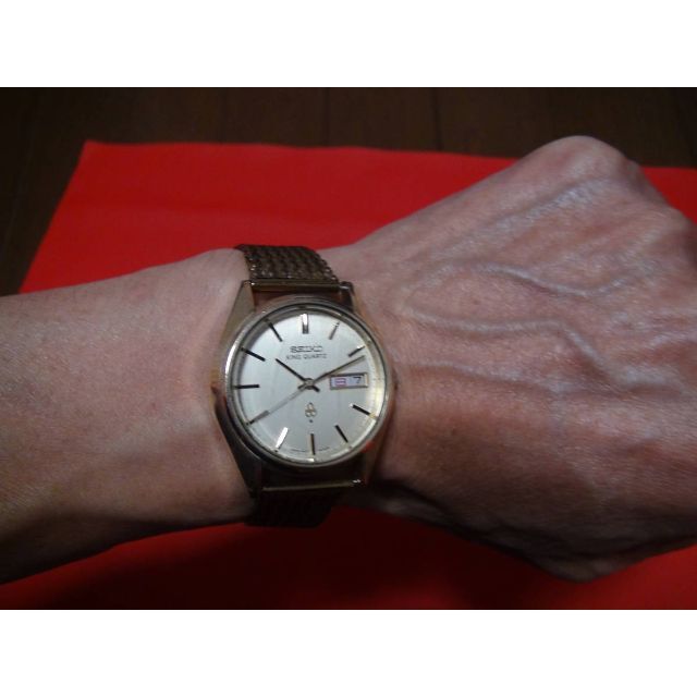 SEIKO】キング クォーツ ゴールド 4823-8000!。-