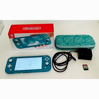 Nintendo Switch - Nintendo Switch Lite ターコイズ ケース どうぶつ 