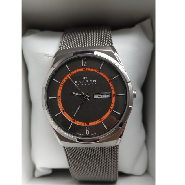 SKAGEN(スカーゲン)の正規品 18900円 スカーゲン SKW6007 デイグレー文字盤 腕時計 メンズの時計(腕時計(アナログ))の商品写真