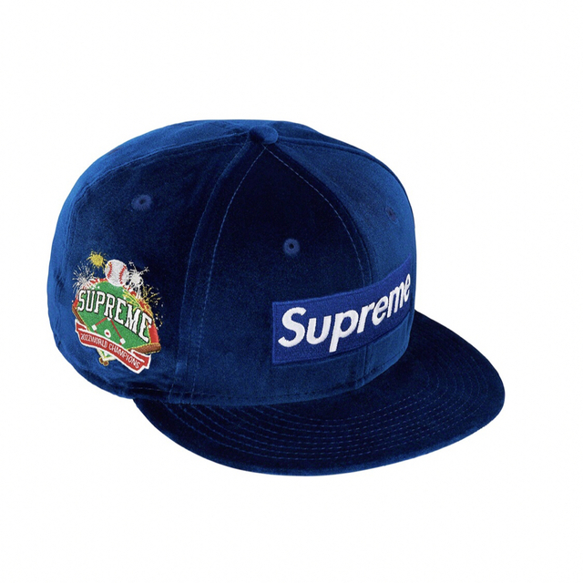 7-5/8 Supreme Velour Box Logo New Era