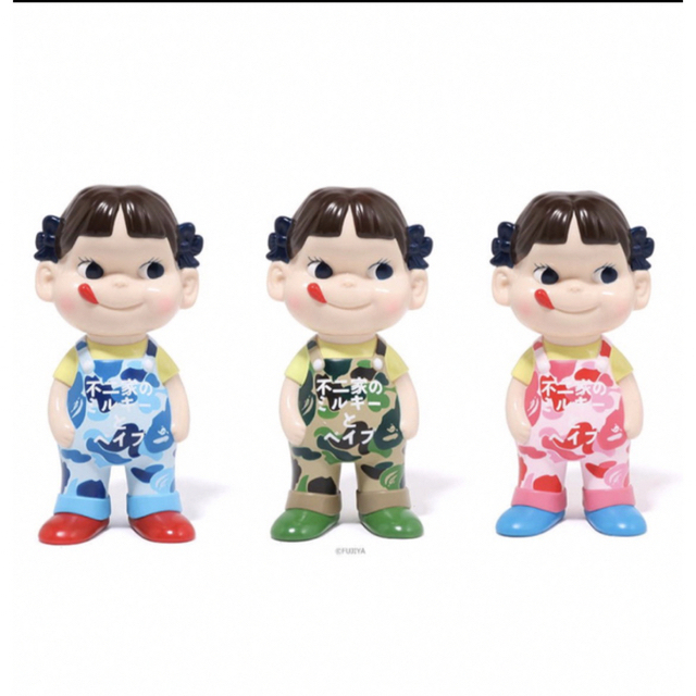 3色セットBAPE® X FUJIYA ABC CAMO PEKO SOFUBImedicomtoy