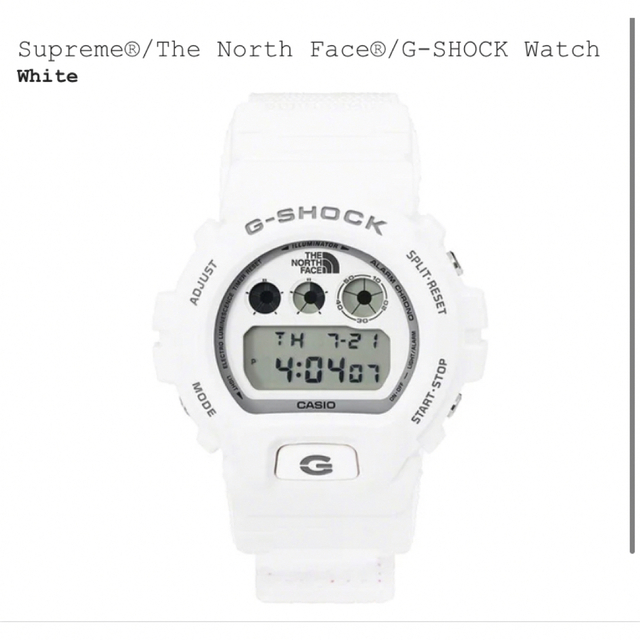 Supreme(シュプリーム)のsupreme the north face G-SHOCK White メンズの時計(腕時計(デジタル))の商品写真