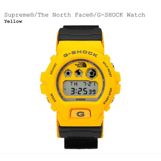 シュプリーム(Supreme)のSupreme THE NORTH FACE G-Shock Watch 黄色(腕時計(デジタル))
