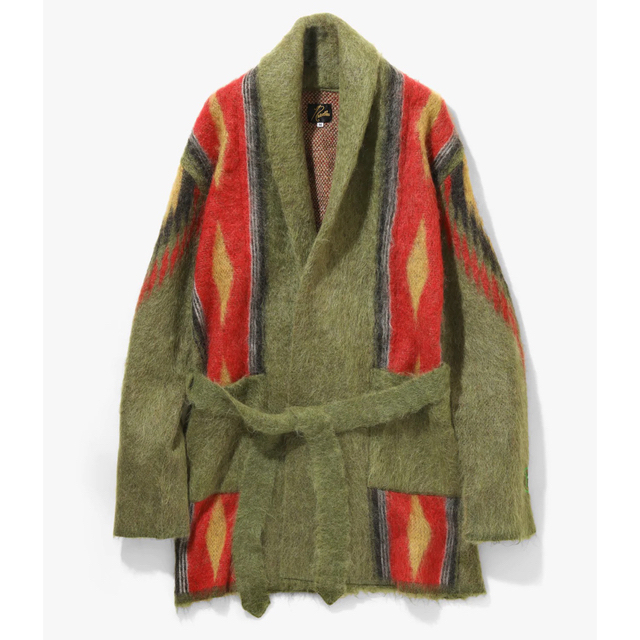 新品 Needles S Pattern Native Cardigan Shawl Mohair - カーディガン