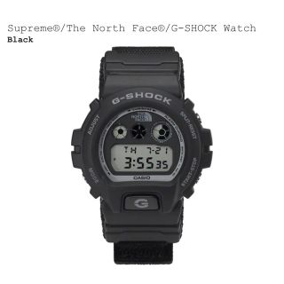 シュプリーム(Supreme)のSupreme THE NORTH FACE G-SHOCK watch 黒(腕時計(デジタル))