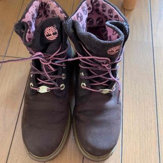 ティンバーランド(Timberland)のティンバーランド  ブーツ　ピンク(ブーツ)