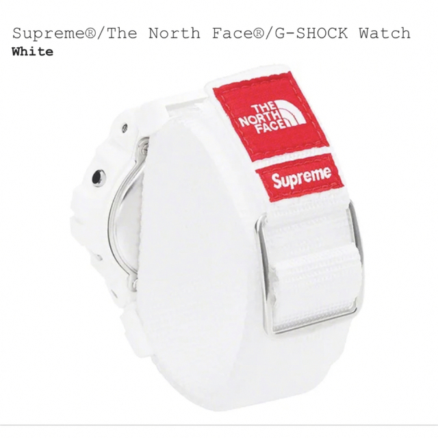 Supreme(シュプリーム)のsupreme the north face G-SHOCK White メンズの時計(腕時計(デジタル))の商品写真