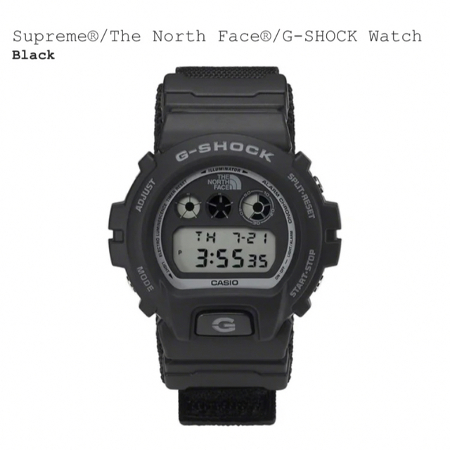 Blackオンラインで購入Supreme The North Face G-SHOCK シュプリーム