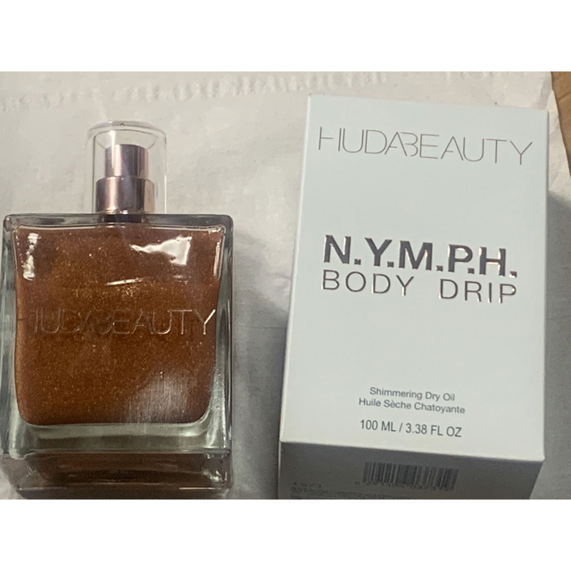 HUDA BEAUTYキラめくブロンズ肌 N.Y.M.P.H  ボディオイル